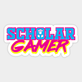 Scholar Gamer Sticker